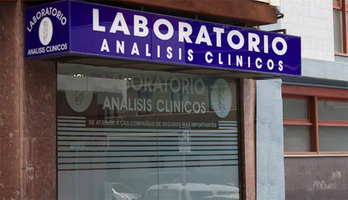 Fachada exterior del Laboratorio en Las Palmas de Gran Canaria